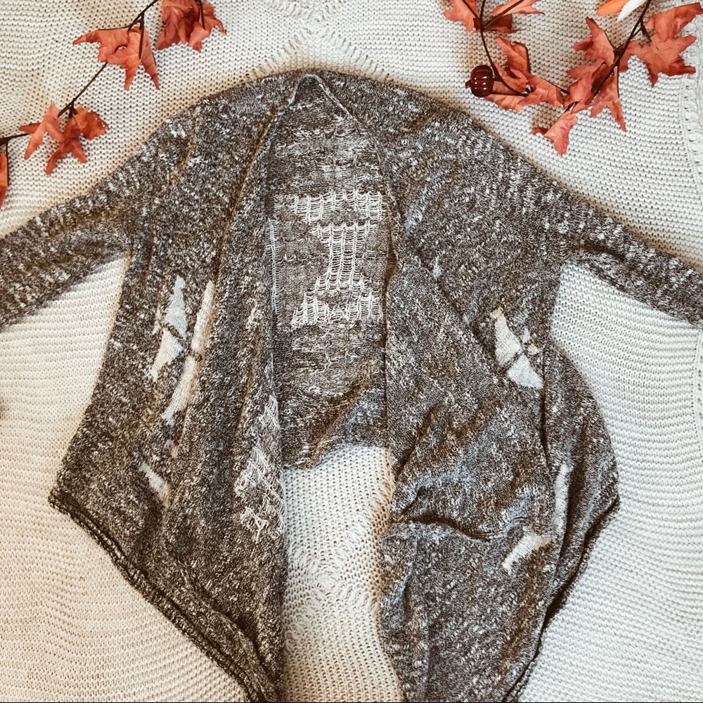 Gray Cardigan